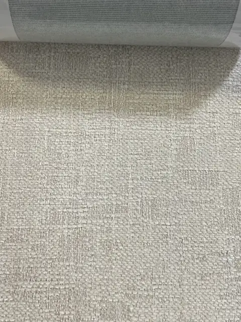 Tecido off-white com textura para estofados
