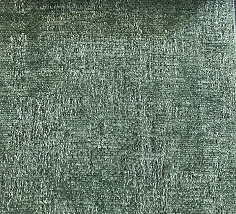 Tecido verde texturizado do mostruário